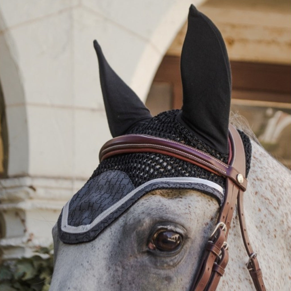 HENRY equestrian - Harcour - Σετ υπόσαγμα Spice και σκουφάκι Feeling black