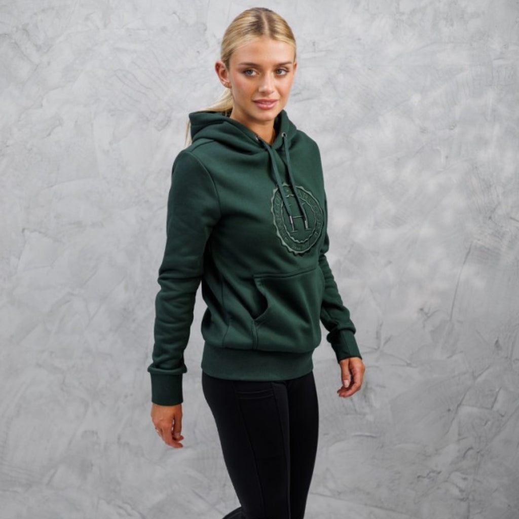 HENRY equestrian - HARCOUR - Hoodie Samy - Khaki