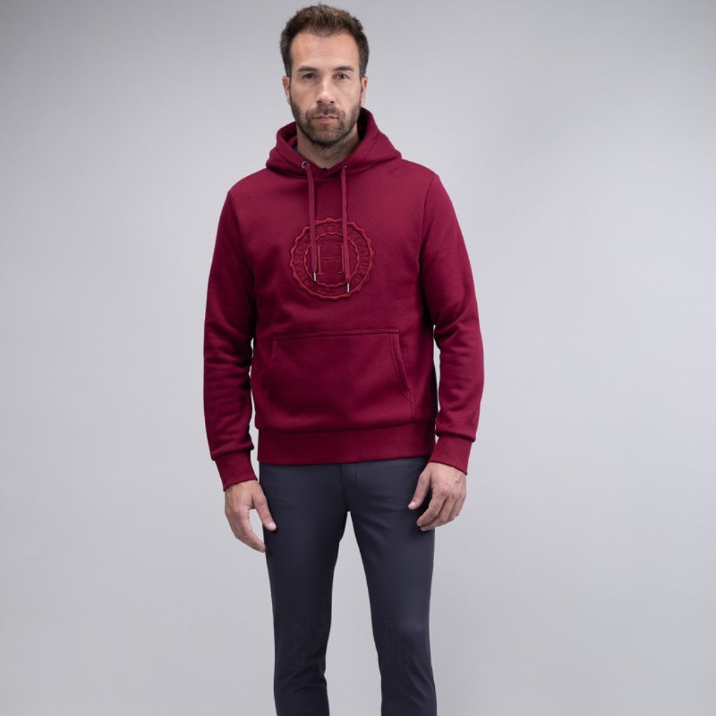 HENRY equestrian - HARCOUR - Hoodie Samy - Rubis