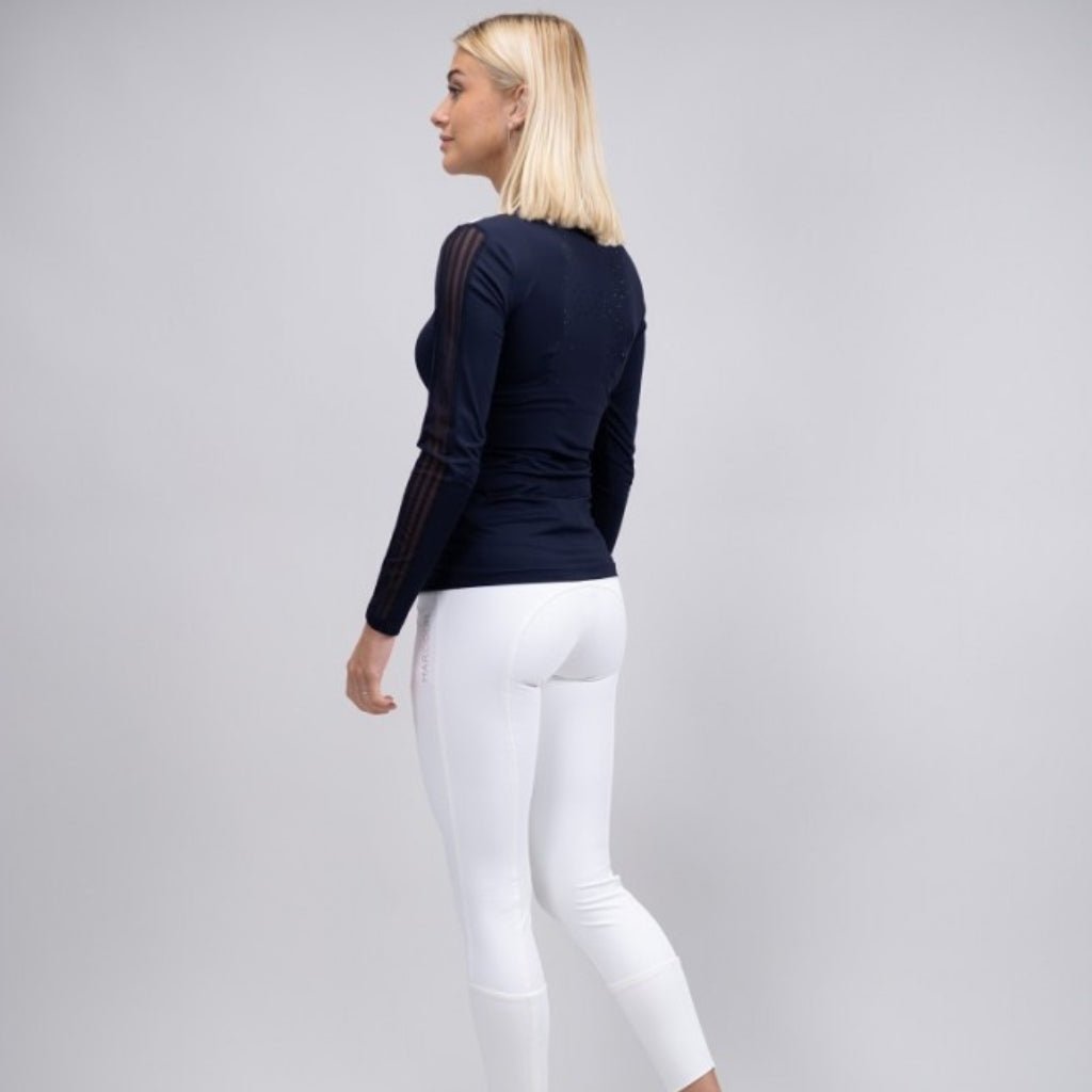 HENRY equestrian - Harcour - Γυναικείο μακρυμάνικο μπλουζάκι αγώνων Coquette - Navy