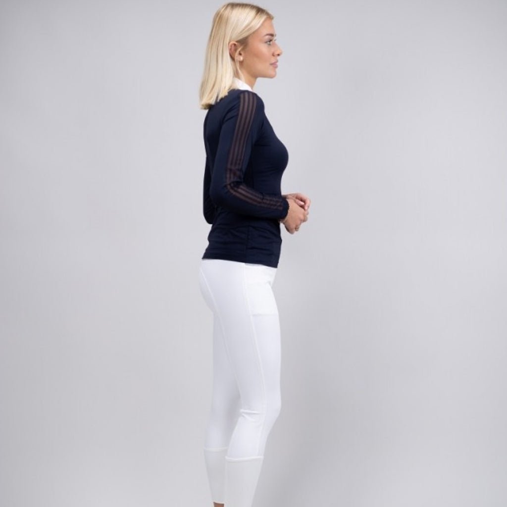 HENRY equestrian - Harcour - Γυναικείο μακρυμάνικο μπλουζάκι αγώνων Coquette - Navy