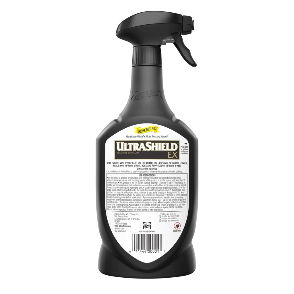 HENRY equestrian - Absorbine - Εντομοαπωθητικό σπρέι Ultra Shield 946 ml