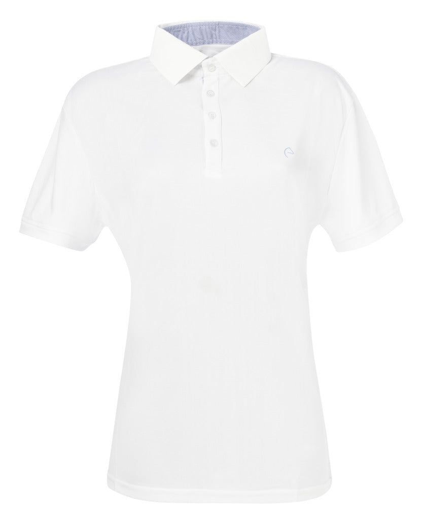 HENRY equestrian - Equitheme - Αγόρι κοντομάνικο μπλουζάκι αγώνων mesh λευκό