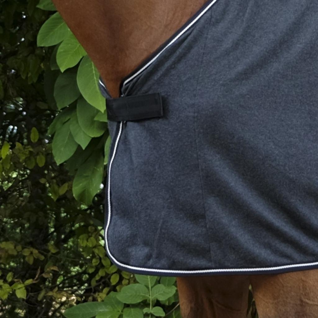 HENRY equestrian - Equitheme - Fleece κουβέρτα στικτή γκρι
