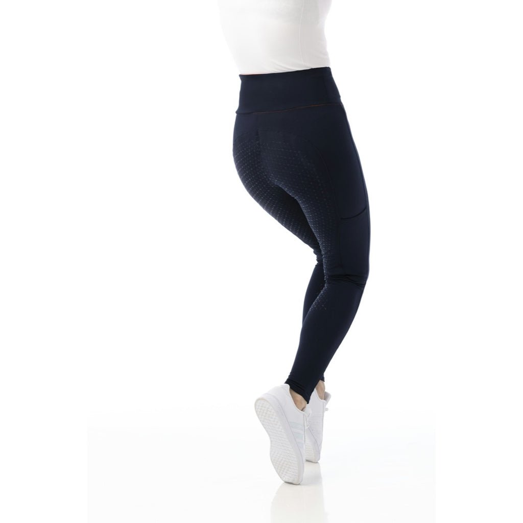 HENRY equestrian - Equitheme - Γυναικείο legging ιππασίας Lyly pull-on full grip - navy