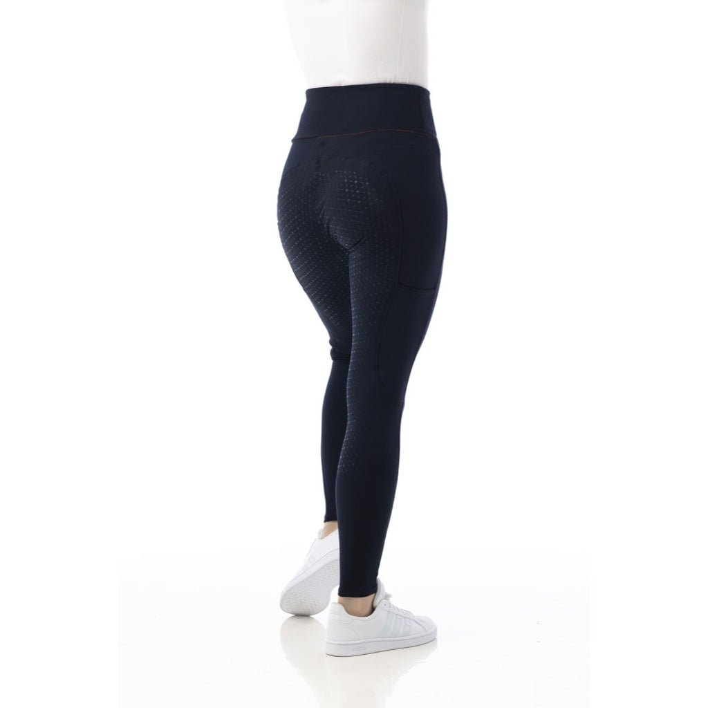 HENRY equestrian - Equitheme - Γυναικείο legging ιππασίας Lyly pull-on full grip - navy