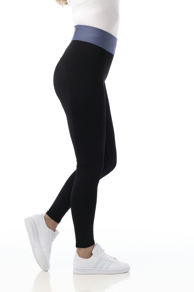 HENRY equestrian - Equitheme - Γυναικείο legging ιππασίας Tea pull-on μαύρο