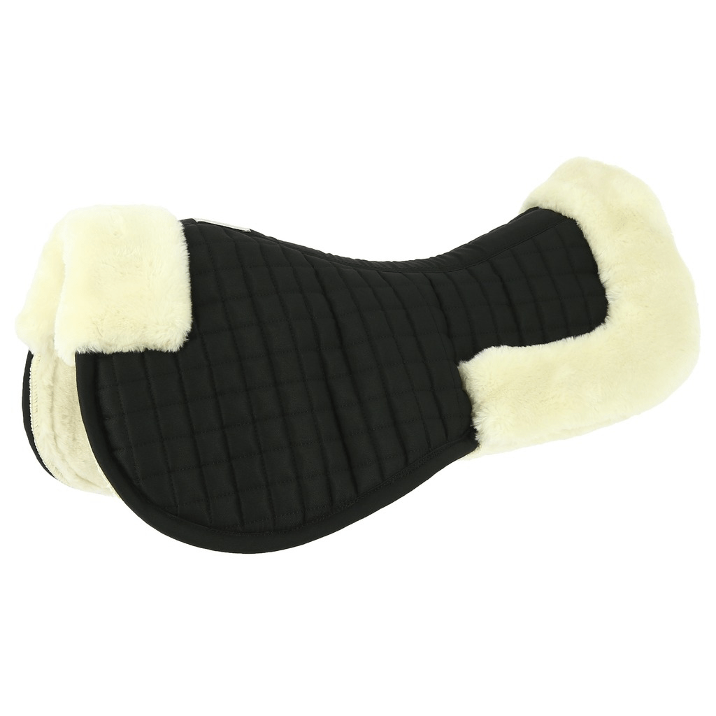 HENRY equestrian - Equitheme - Half pad Teddy μαύρο