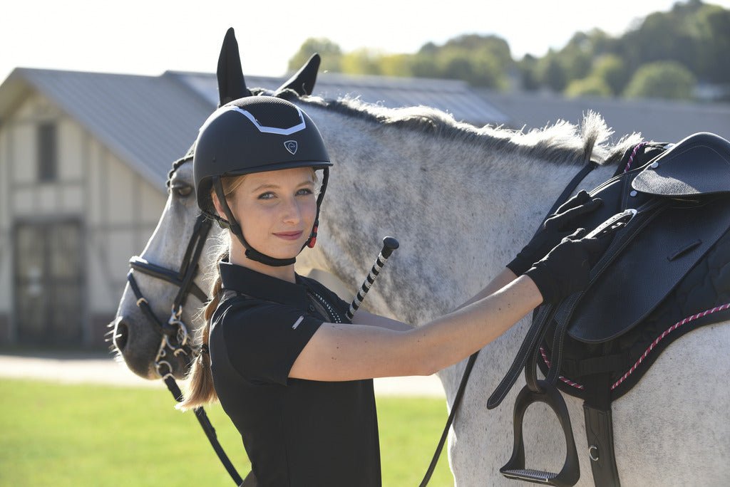 HENRY equestrian - Equitheme - Κράνος Insert mesh μαύρο