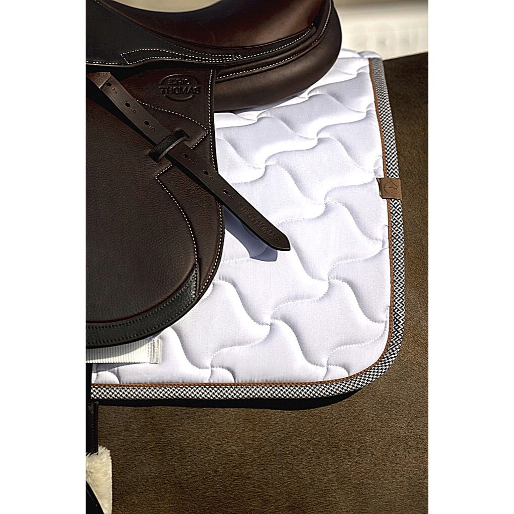 HENRY equestrian - Equitheme - Υπόσαγμα dressage Tweedy - λευκό