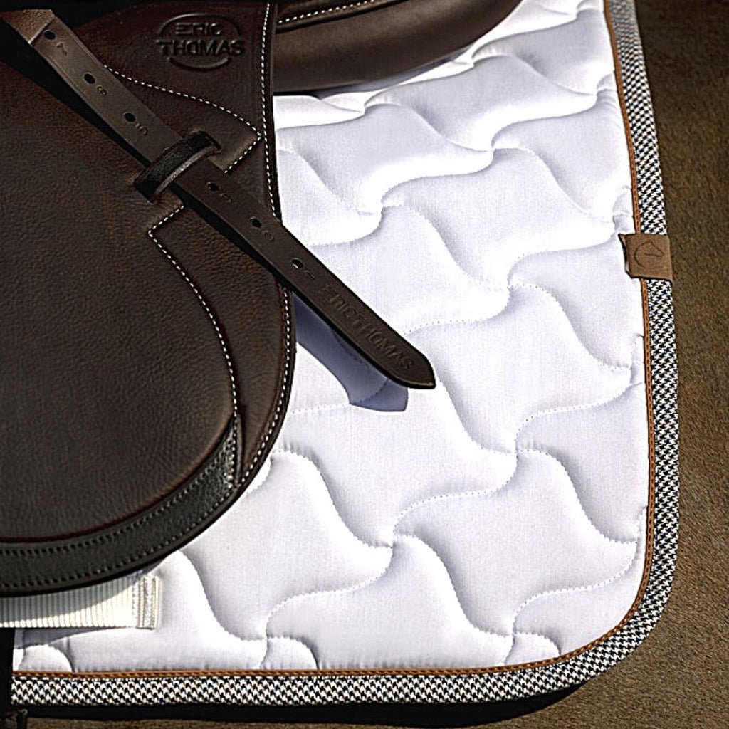 HENRY equestrian - Equitheme - Υπόσαγμα dressage Tweedy - λευκό