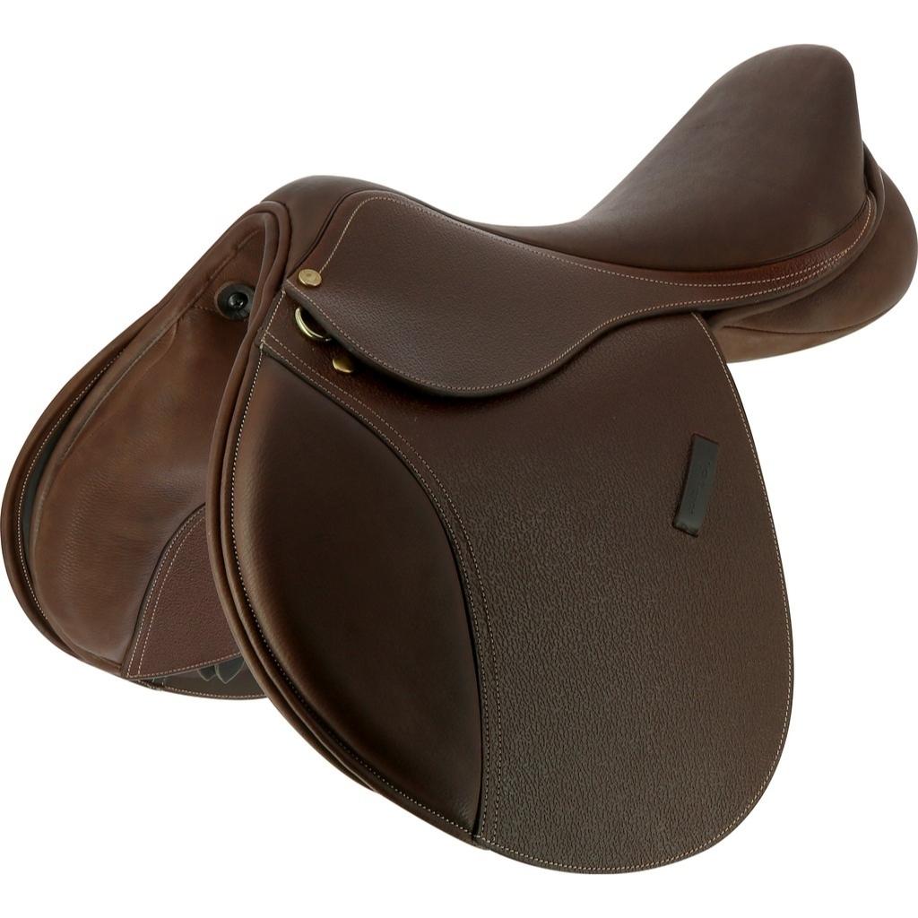 HENRY equestrian - Eric Thomas - Σέλα Fitter Εμποδίων με κοκκώδες δέρμα - Αβάνα