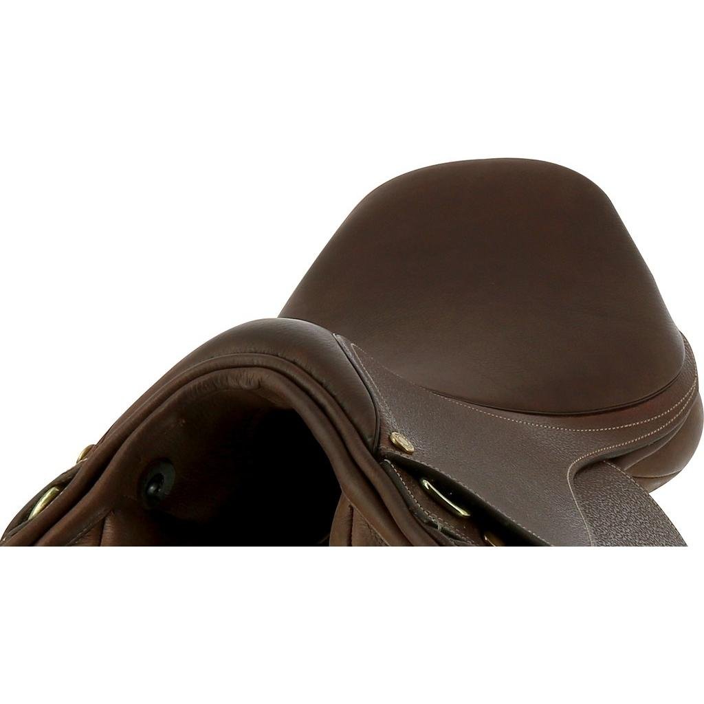 HENRY equestrian - Eric Thomas - Σέλα Fitter Εμποδίων με κοκκώδες δέρμα - Αβάνα