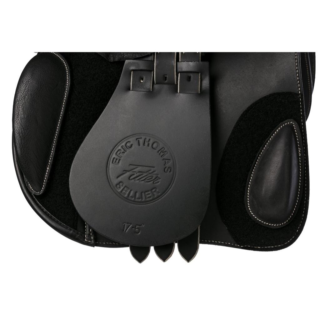 HENRY equestrian - Eric Thomas - Σέλα Fitter Εμποδίων με λείο δέρμα - μαύρο
