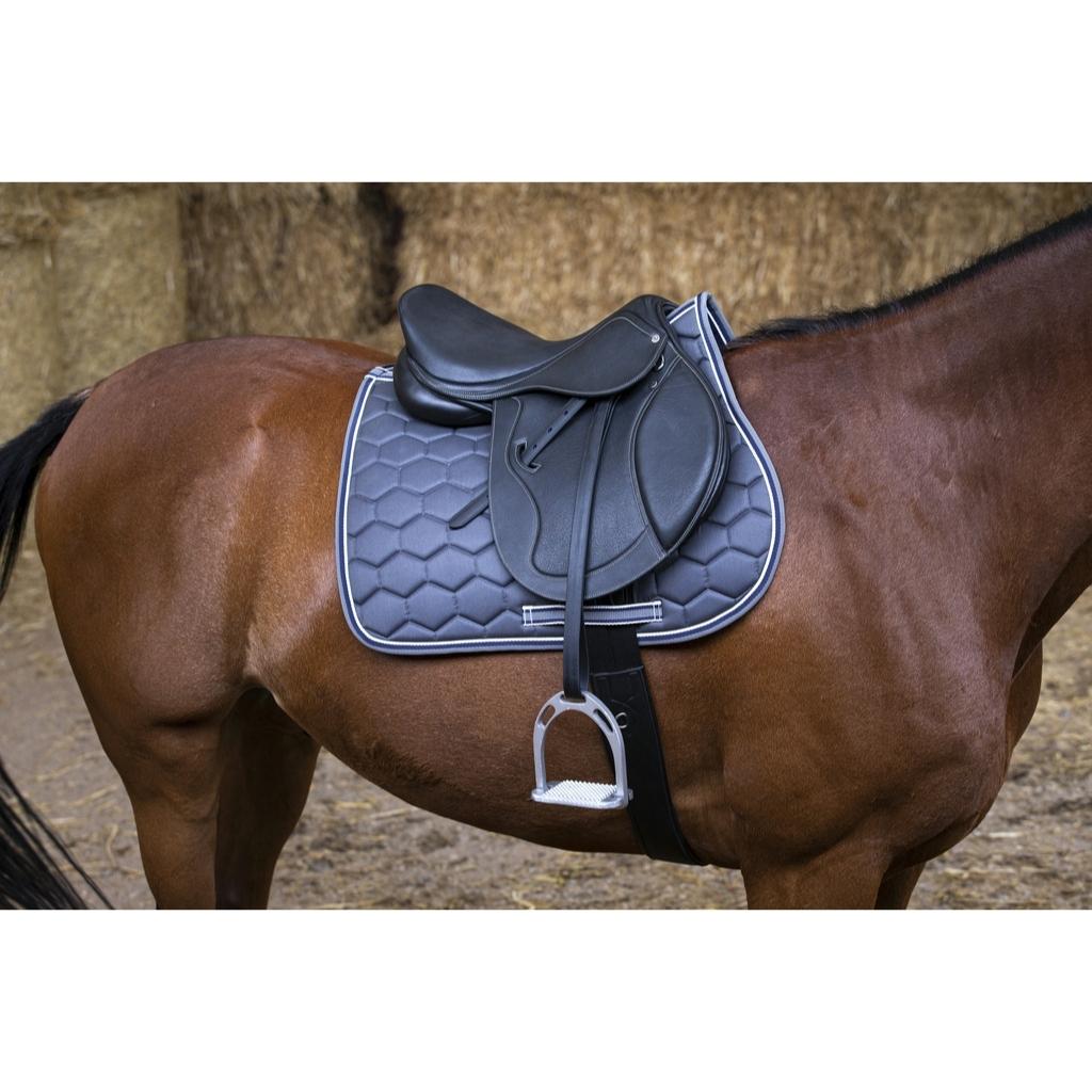 HENRY equestrian - Eric Thomas - Σέλα Fitter Εμποδίων με λείο δέρμα - μαύρο