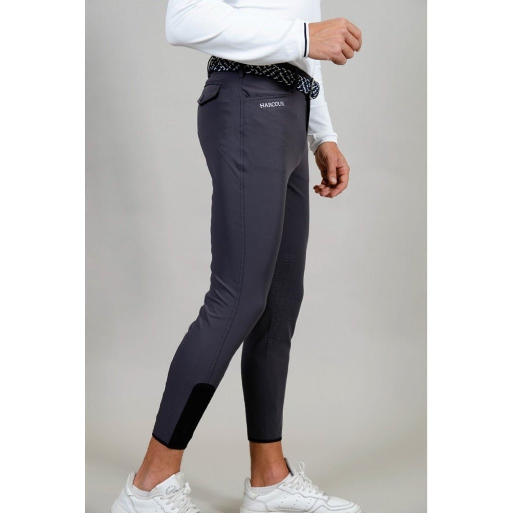 HENRY equestrian - Harcour - Ανδρικό παντελόνι ιππασίας fix system grip Costaso - Dark Grey