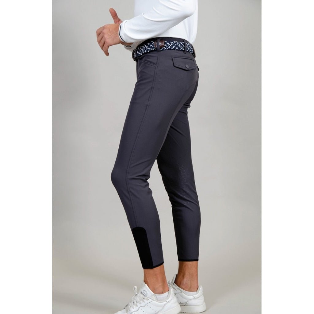 HENRY equestrian - Harcour - Ανδρικό παντελόνι ιππασίας fix system grip Costaso - Dark Grey