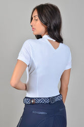 HENRY equestrian - Harcour - Γυναικείο κοντομάνικο μπλουζάκι αγώνων Evita λευκό
