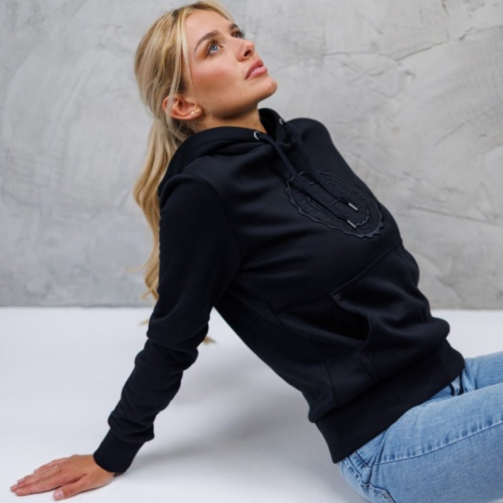 HENRY equestrian - HARCOUR - Hoodie Samy - Black