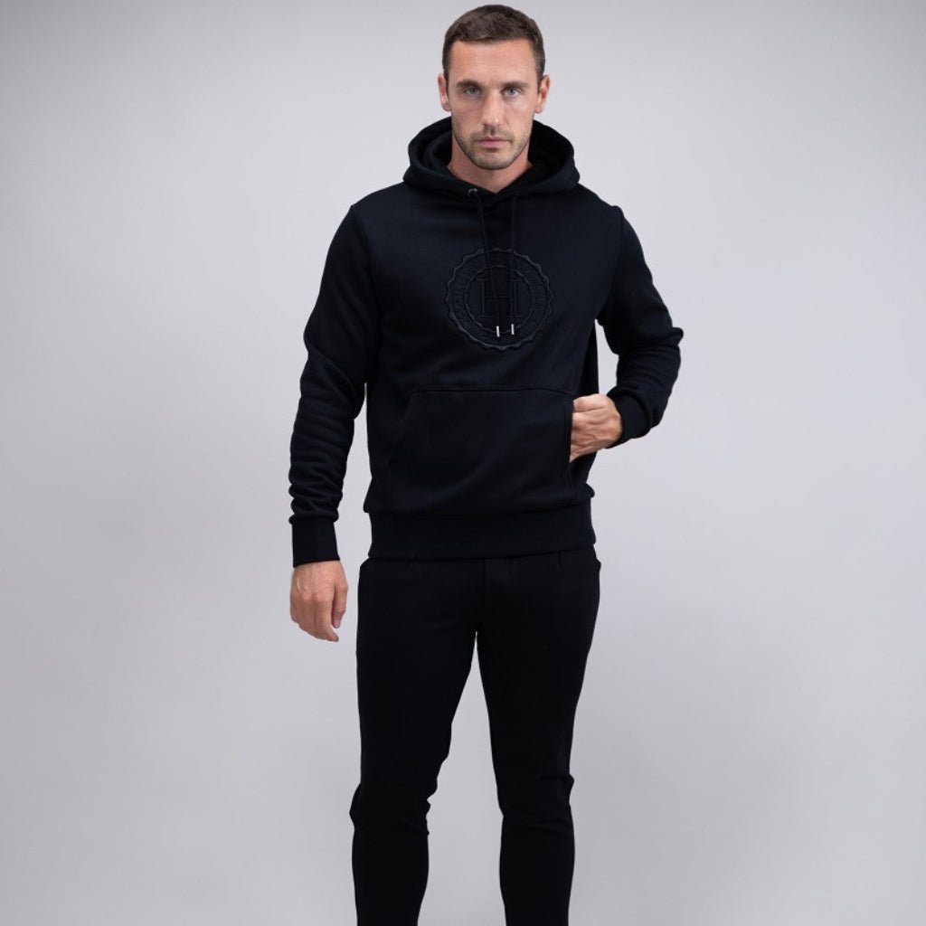 HENRY equestrian - HARCOUR - Hoodie Samy - Black