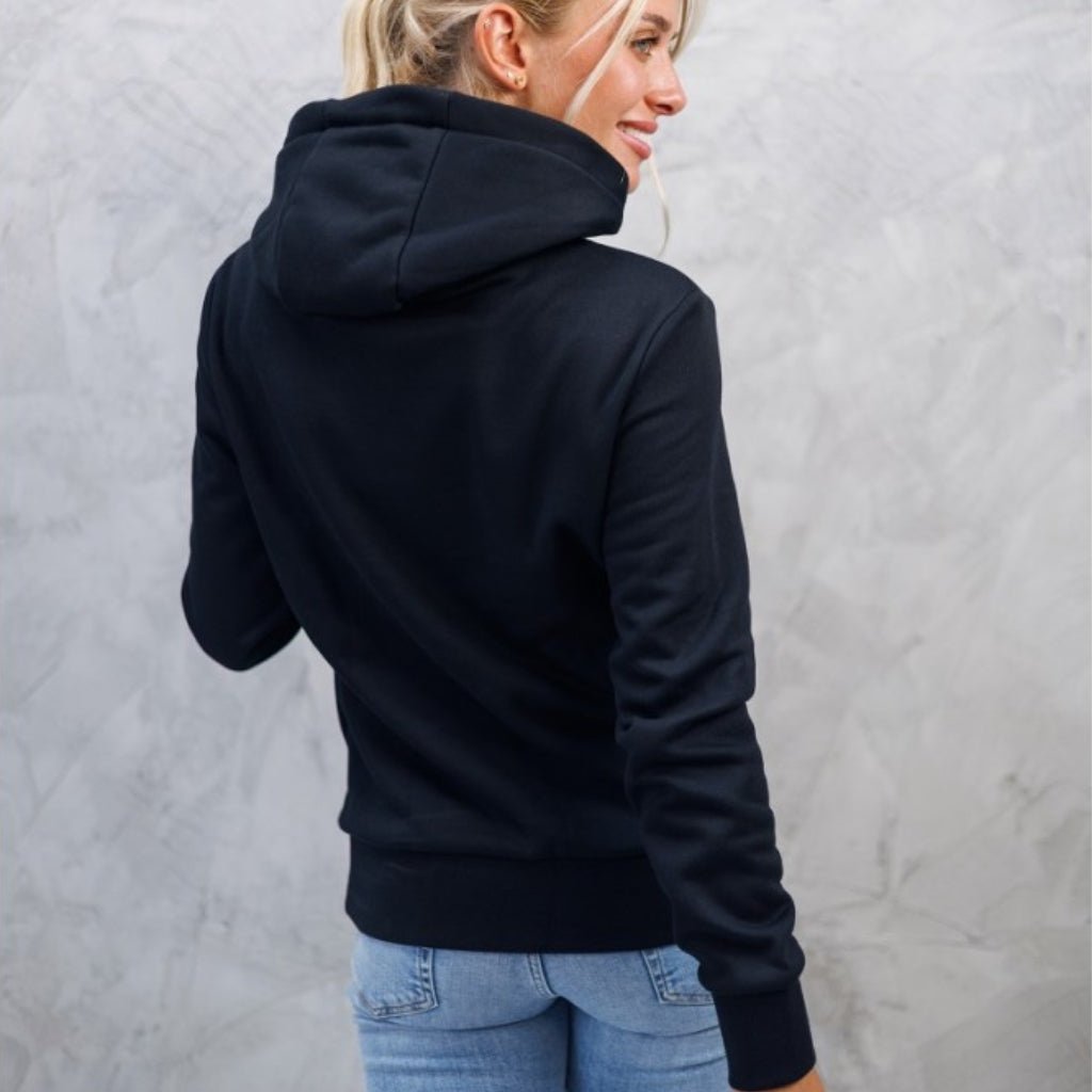 HENRY equestrian - HARCOUR - Hoodie Samy - Black