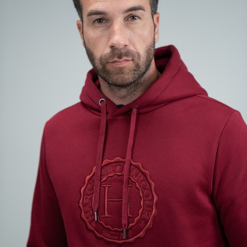 HENRY equestrian - HARCOUR - Hoodie Samy - Rubis