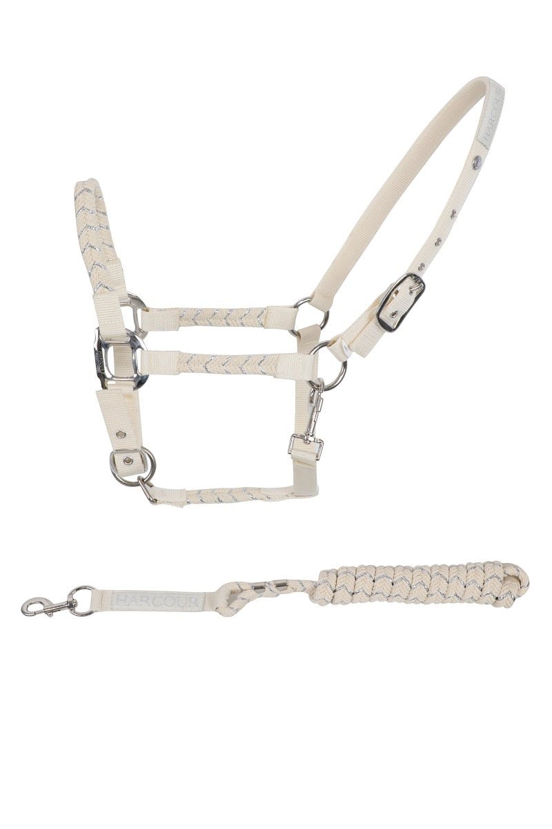 HENRY equestrian - Harcour - Καπίστρι με σχοινί Hacker μπεζ