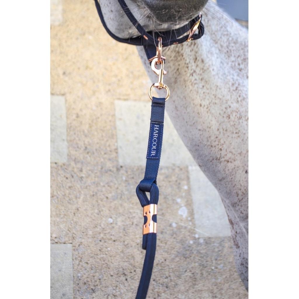 HENRY equestrian - Harcour - Καπίστρι με σχοινί Holly - navy