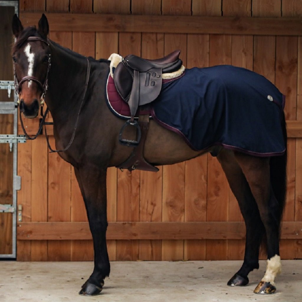 HENRY equestrian - HARCOUR - Κουβέρτα προπόνησης fleece - navy