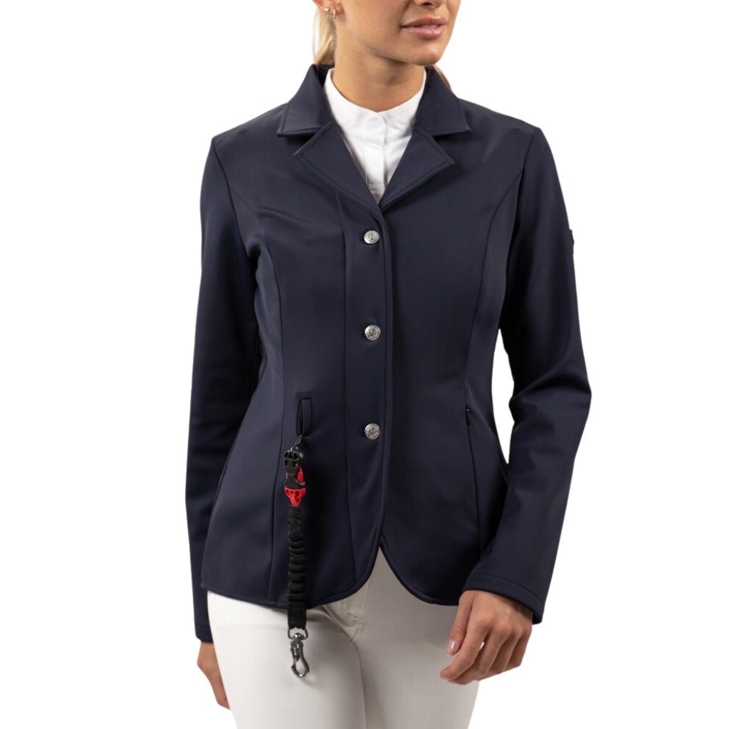 HENRY equestrian - Harcour - Pack Γυναικείο σακάκι αγώνων Kanji + θώρακα Airbag - Navy
