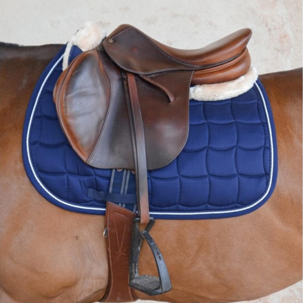 HENRY equestrian - Harcour - Σετ υπόσαγμα Chantilly και σκουφάκι Diamant navy