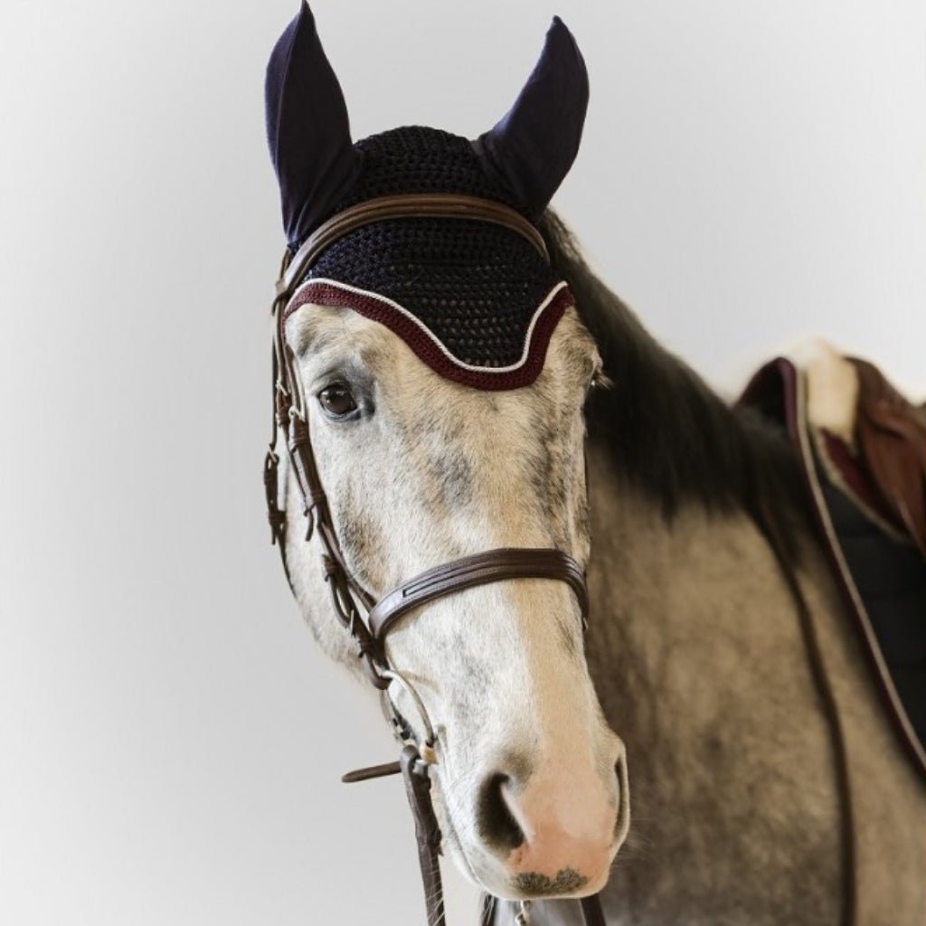 HENRY equestrian - Harcour - Σετ υπόσαγμα Soly και σκουφάκι Foly navy