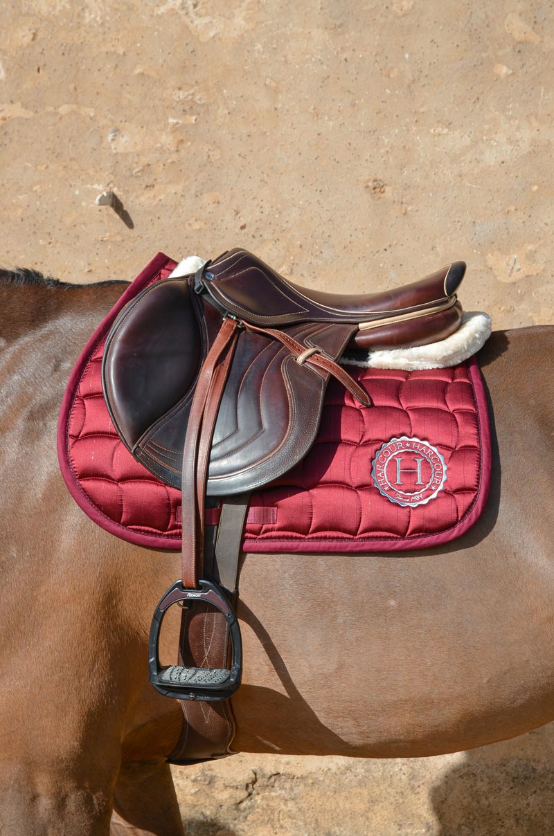 HENRY equestrian - Harcour - Υποσάγμα dressage Salal μπορντό