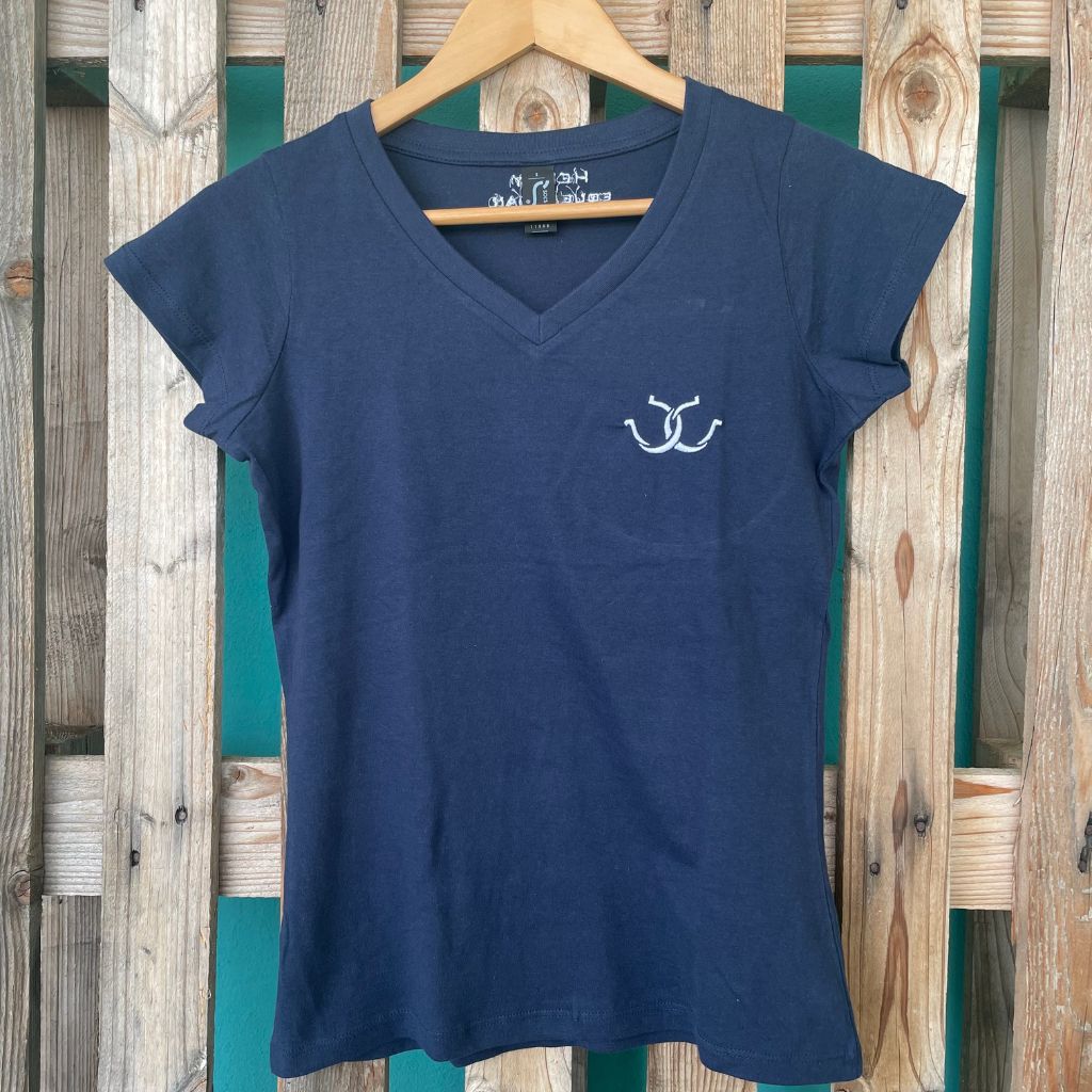 HENRY equestrian - HENRY equestrian - Γυναικείο κοντομάνικο μπλουζάκι HENRY equestrian navy