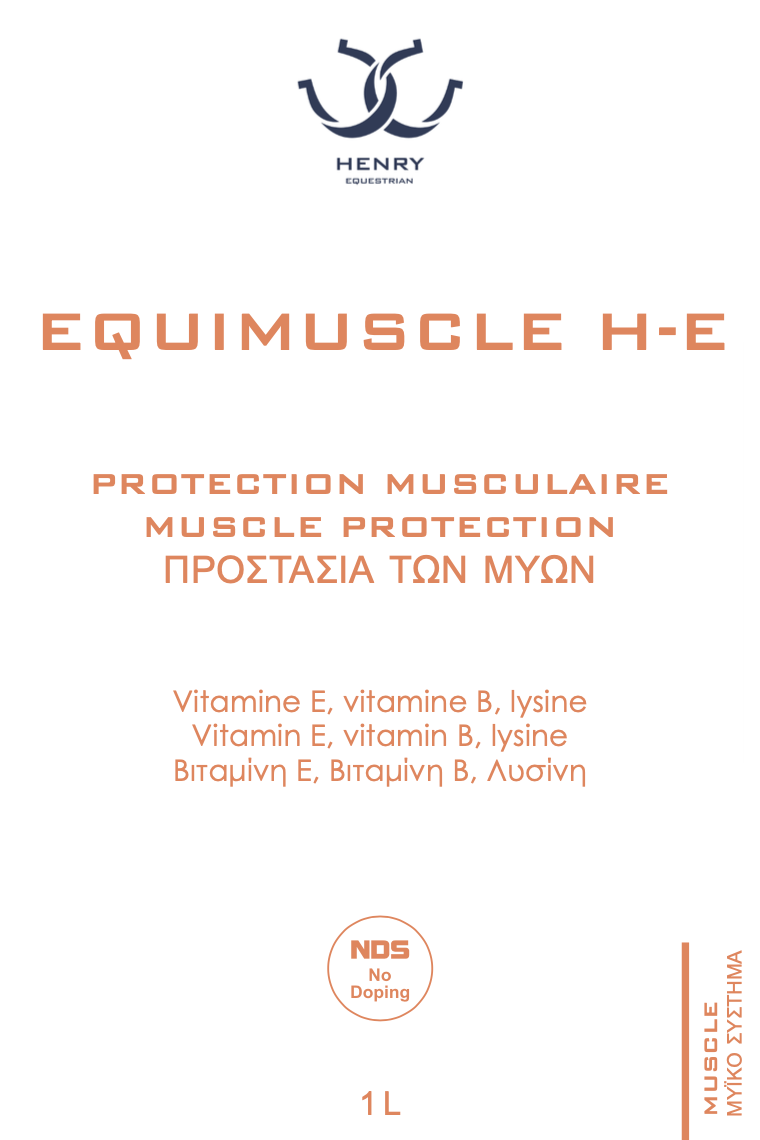 HENRY equestrian - HENRY equestrian - Συμπλήρωμα διατροφής EQUIMUSCLE H-E 1 L