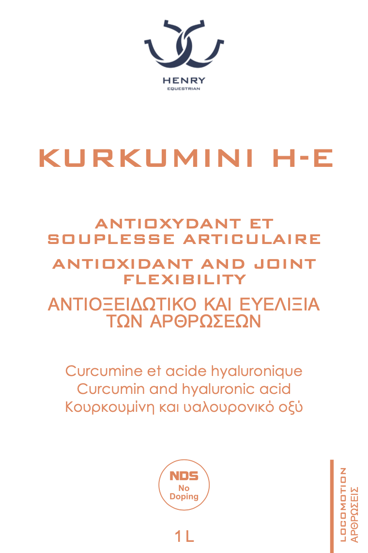 HENRY equestrian - HENRY equestrian - Συμπλήρωμα διατροφής KURKUMINI H-E 1 L