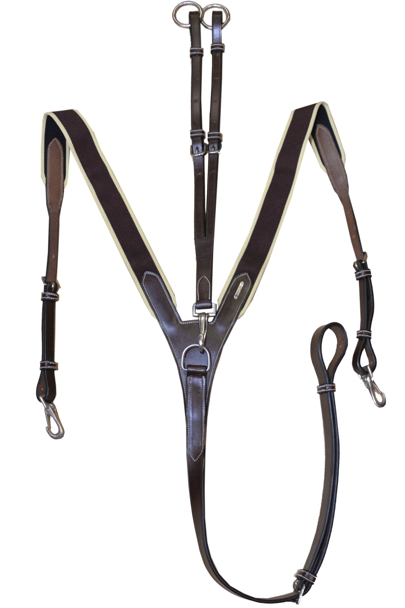 HENRY equestrian - Jump'In - Ελαστικό προστερνίδιο + μαρτινγκάλα One μαύρο