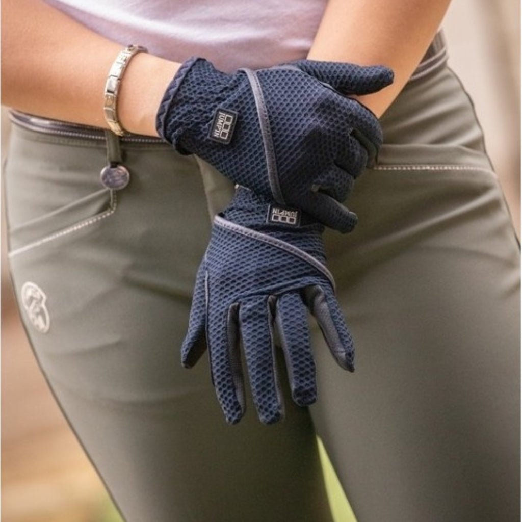 HENRY equestrian - JUMP'IN - Γάντια Airtec - navy