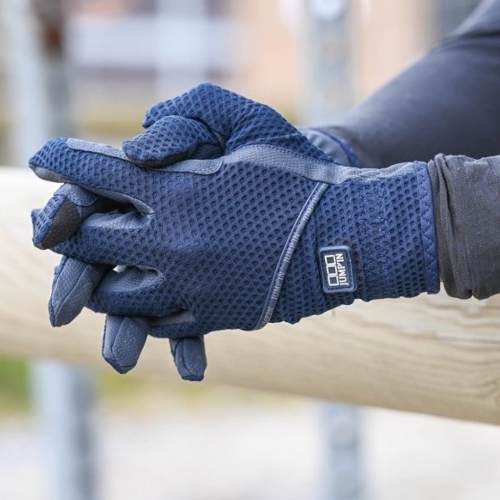 HENRY equestrian - JUMP'IN - Γάντια Airtec - navy
