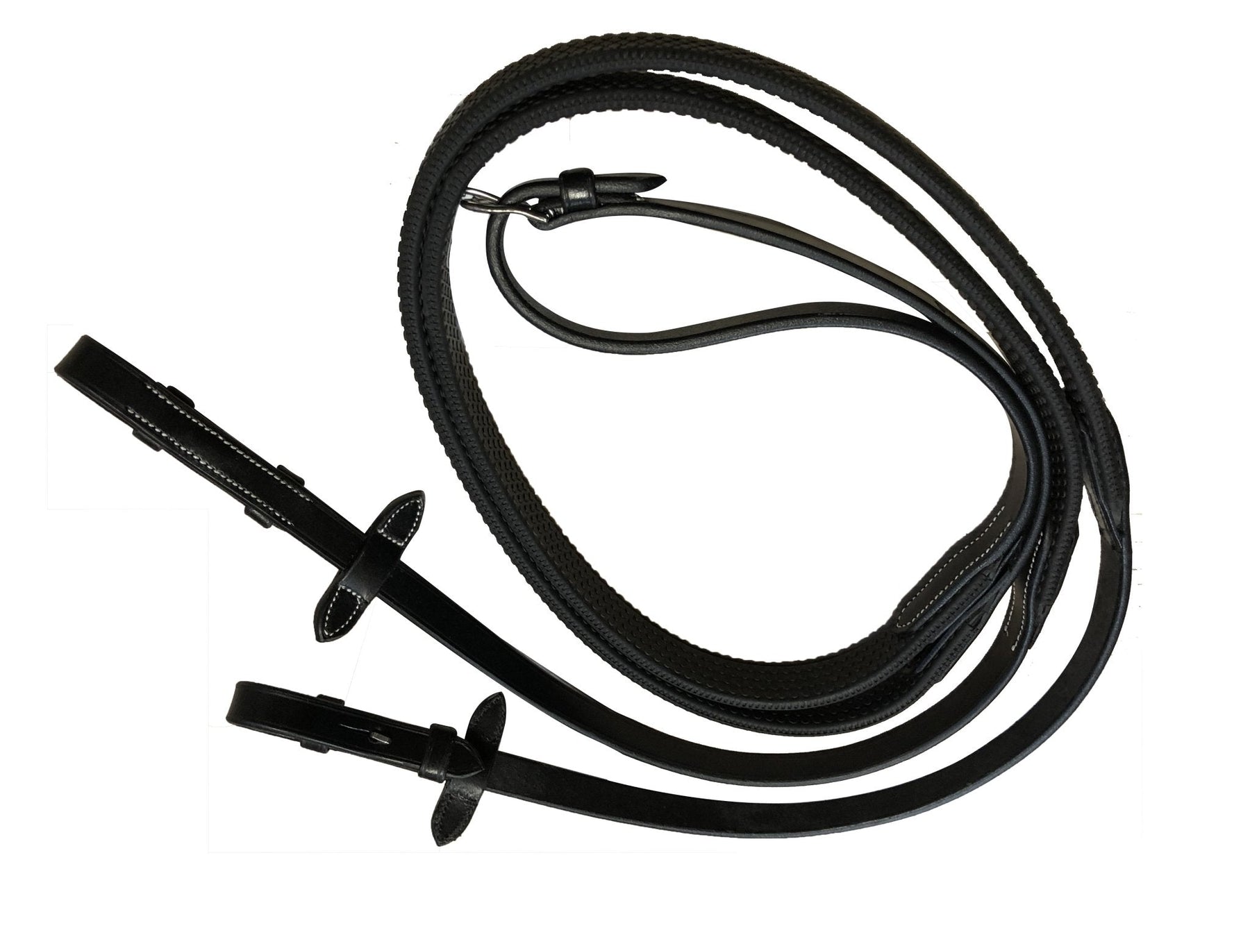 HENRY equestrian - Jump’In - Καουτσούκ ηνία με stop 5/8 One μαύρο
