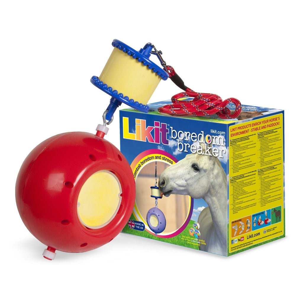 HENRY equestrian - Likit - Διασκέδαση κάτοχος γλειφιτζούρι Likit boredom breaker - κόκκινο
