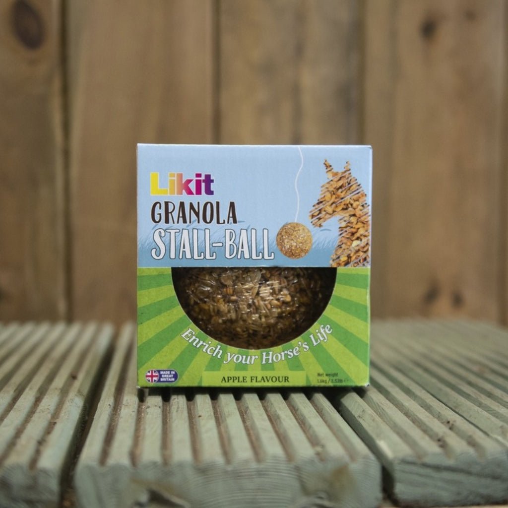 HENRY equestrian - Likit - Γλειφιτζούρι Stall Ball - Granola Apple 1,6 kg