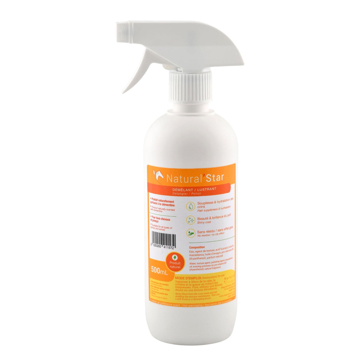HENRY equestrian - Natural’ Innov - Σπρέι για ξεμπέρδεμα Natural’ Star 500 ml
