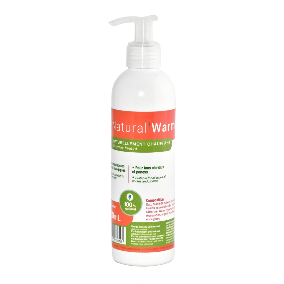 HENRY equestrian - Natural’ Innov - Τζελ θέρμανσης Natural’ Warm 250 ml