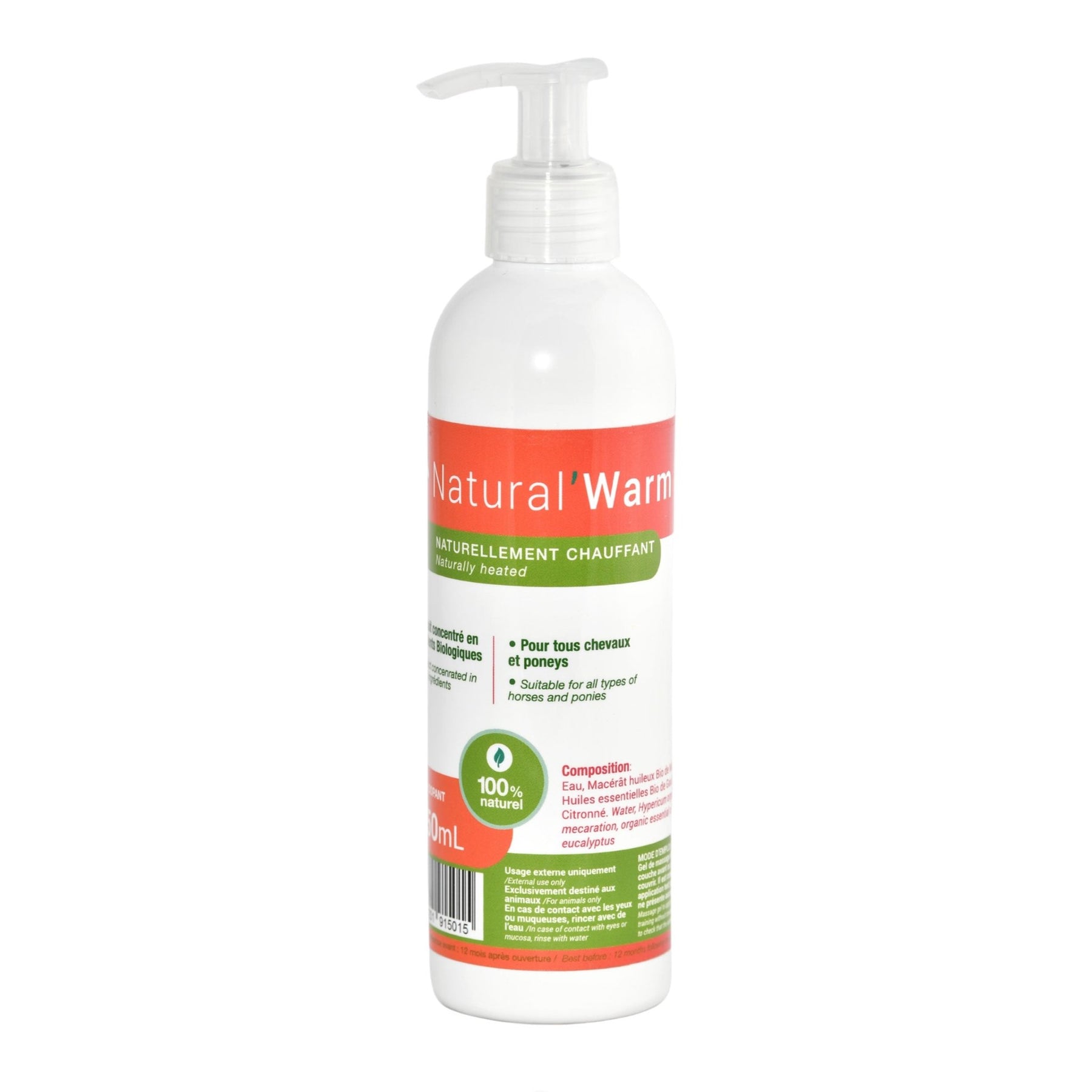 HENRY equestrian - Natural’ Innov - Τζελ θέρμανσης Natural’ Warm 250 ml