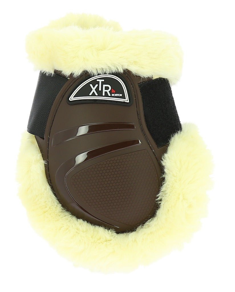 HENRY equestrian - Norton - Πίσω γκέτες με γούνα XTR full καφέ