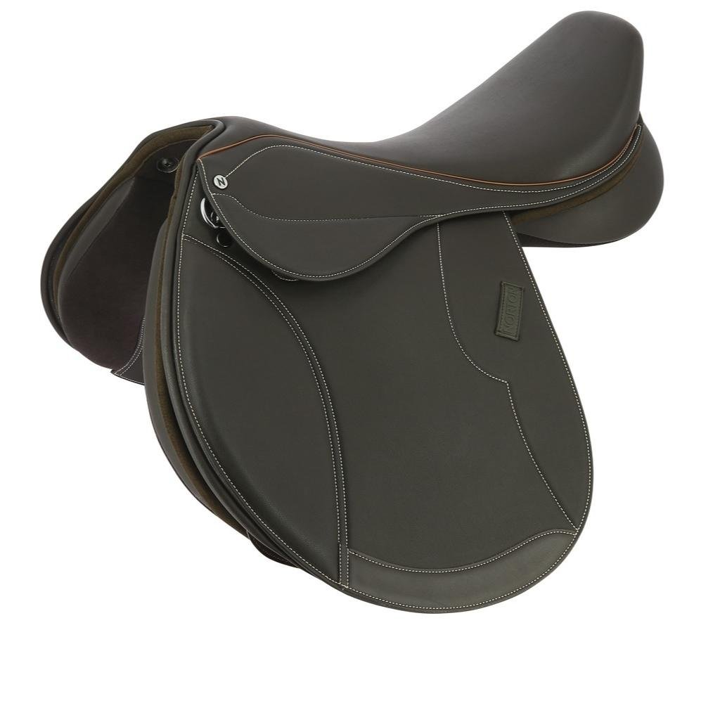 HENRY equestrian - Norton - Σέλα Εμποδίων "Rexine Evol" close contact - Αβάνα ή μαύρο