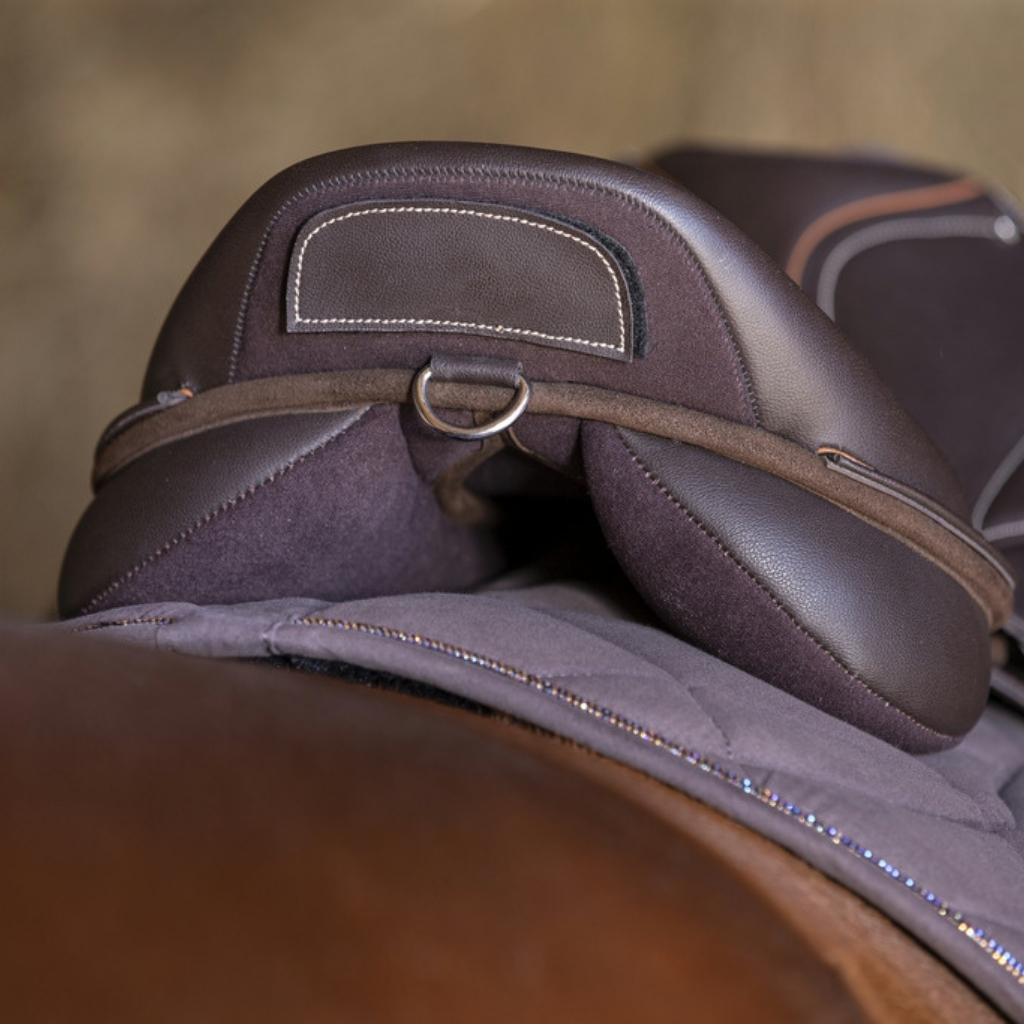 HENRY equestrian - Norton - Σέλα Εμποδίων "Rexine Evol" close contact - Αβάνα ή μαύρο