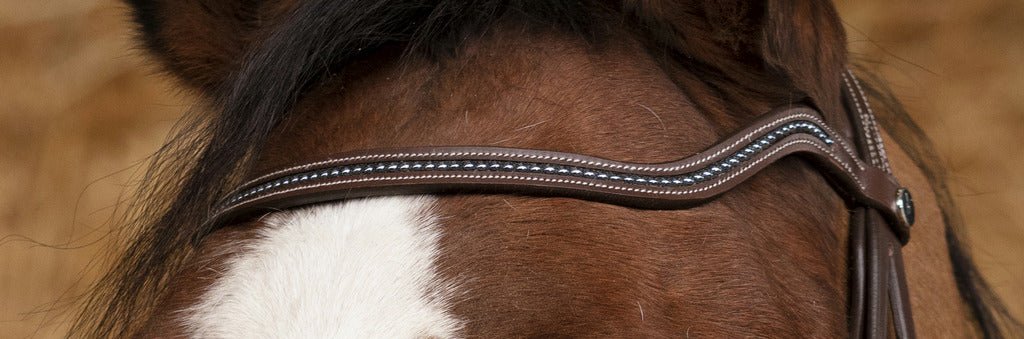 HENRY equestrian - Norton - Χαλινό Pro Perle καφέ
