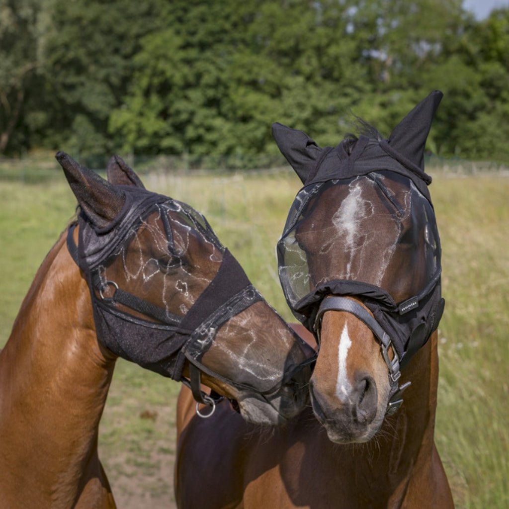 HENRY equestrian - Equitheme - Μάσκα για μύγες 2 IN 1